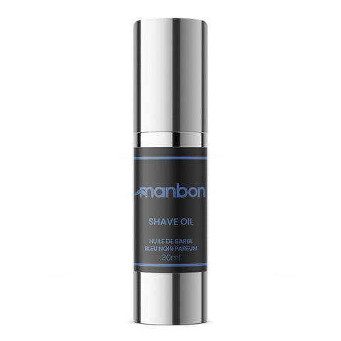  Natural pre shave oil with Bleu Noir Parfumed from MANBON -Buy pre shave products range online UK